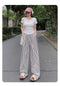 Summer Casual Stripe Loose Trousers